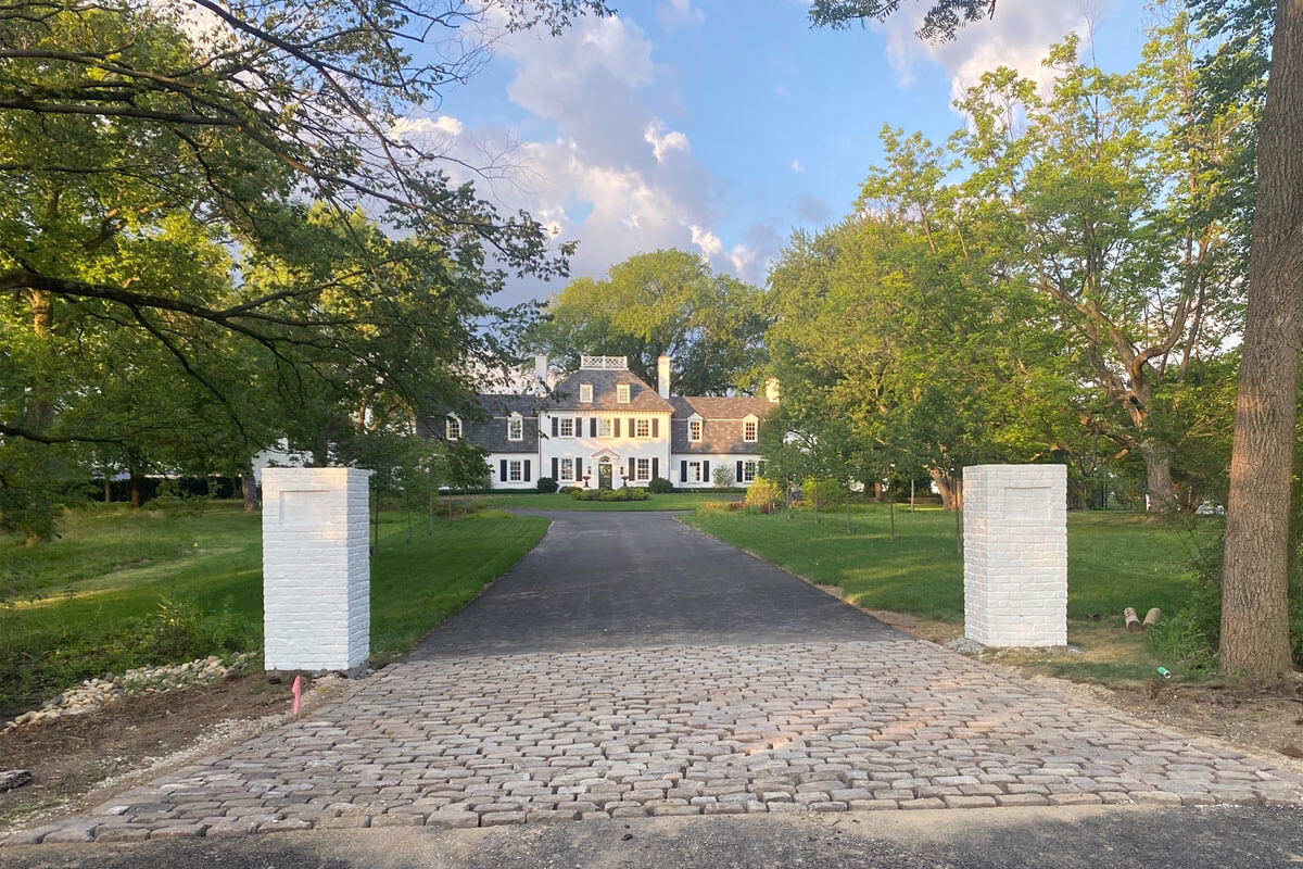 Driveway apron in River Forest